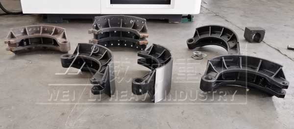 汽車制動(dòng)蹄鐵蹄片加工樣件