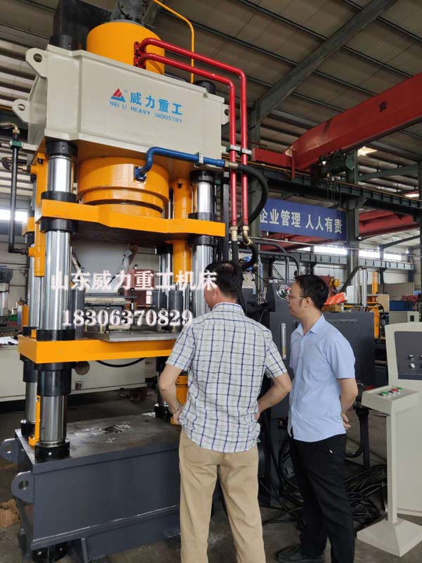 500噸健身啞鈴頭壓制成型液壓機